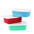 Custom Logo Food Grade Polymer Sublimation Blanks Modern Rectangle 3-6L Eco-Friendly Freshness Preservation Kids Lunch Box for