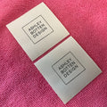 Straight Cut Natural Color Cotton Clothing Patchno Fray Sewing on 100% Organic Cotton Outside Label