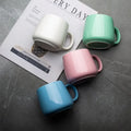 High Appearance Level Professional Manufacture Ceramic Mugs Custom Cute Candy Colored Mug Chubby Cup