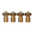 3DSWAY E3d V6 Removable Brass Nozzle M6 Thread 0.2/0.3/0.4/0.5mm 1.75mm Filament Prusa Accessories 3D Printer