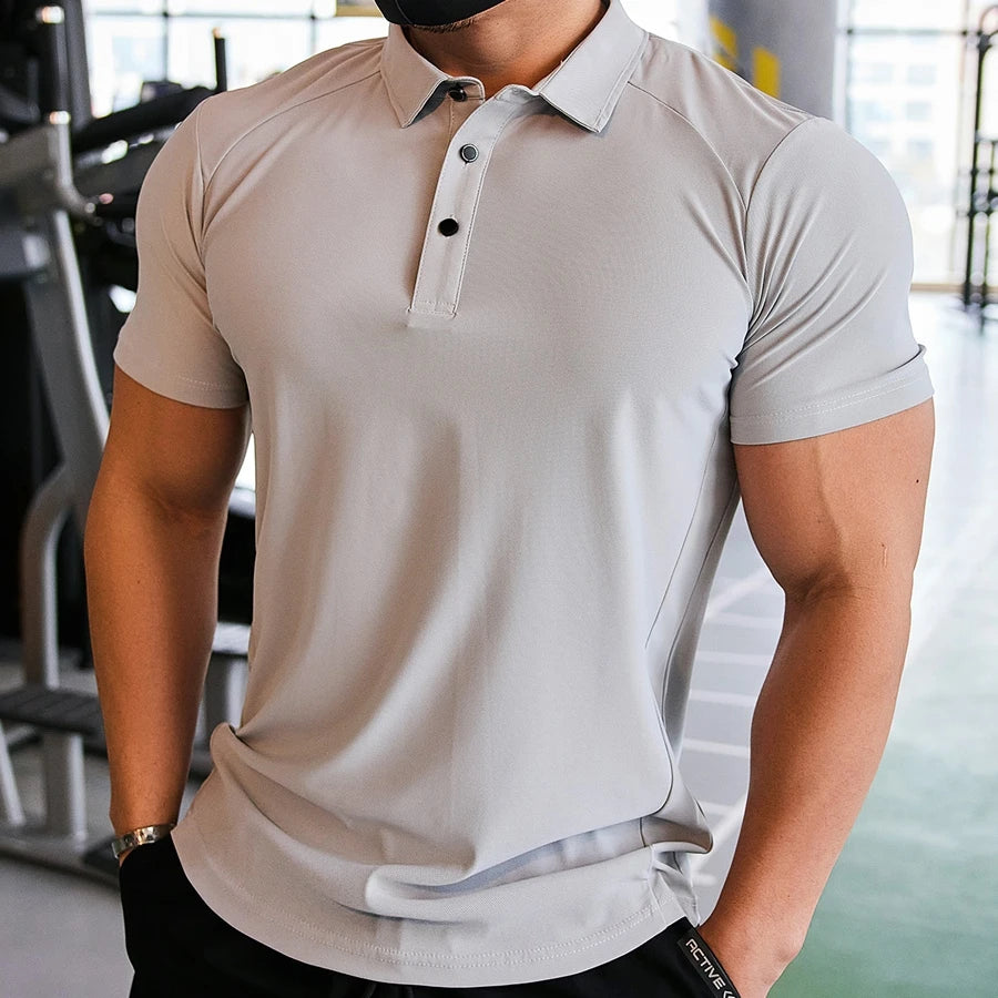 Wholesale Unisex Sports Polo T-Shirt Custom Logo Blank Printed Short Sleeve Golf Polo Shirt for Men