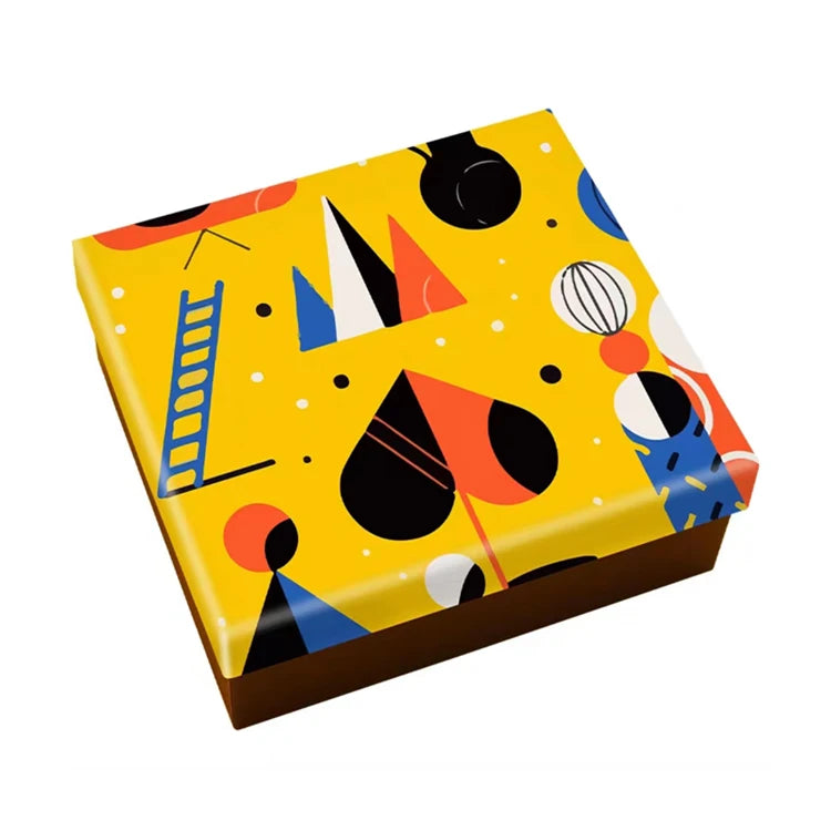Customised Cardboard Tumbler Incense Packaging Box Costumed Package Boxes with Logo Embossing and Matt Lamination for Socks