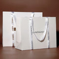 Custom Fashion Design Offset Printing Pattern Foldable Designer Luxury Paper Shopping Bag Paper Bag With Handles for Promotion