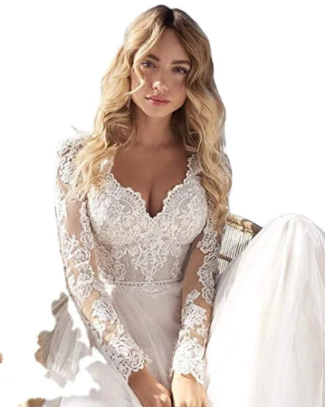 AL1474 2025 Elegant White Evening Elegance Wedding Dresses for Women Long Party Dress with Crystal & Ruffle Decorations