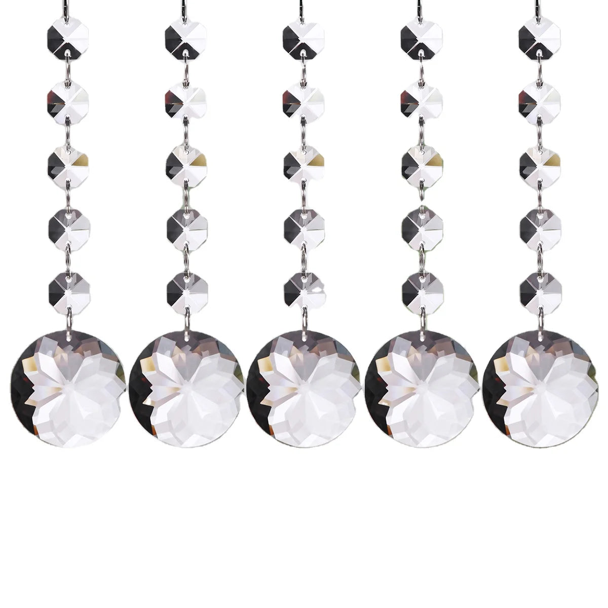 Clear Glass Crystal Ball Prism Pendant  for Gift Window Crystal Prism Pendant