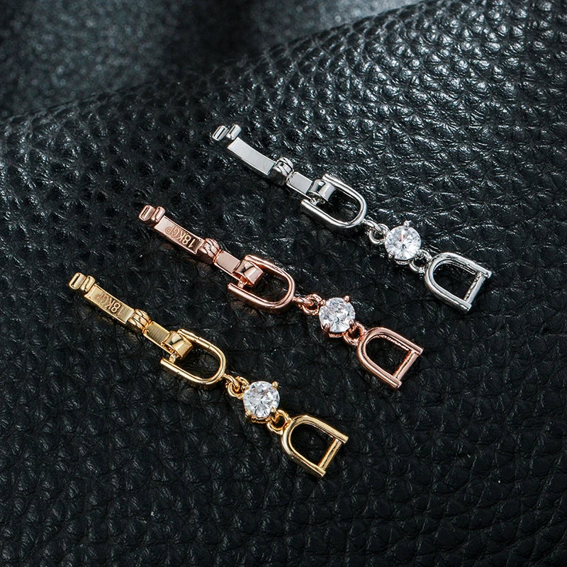 Weiman White Rose Gold Color Plated for Bracelet or Necklace