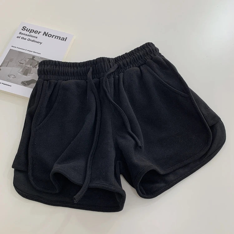 202123 Custom Sports Loose  A-line Wide Leg Home Yoga Hot Summer Shorts for Women