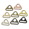 Stock Supply 32mm 1.25inch Shiny Silver Shiny Gold Gunmetal Matte Black Triangle Zinc Alloy Leather Bag Buckle