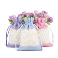 Linna 15*20CM Grey Linen Burlap Gift Bags Hot Sale Organza Storage Gift Pouches Christmas Jute Drawstring Bags Jewelry Container