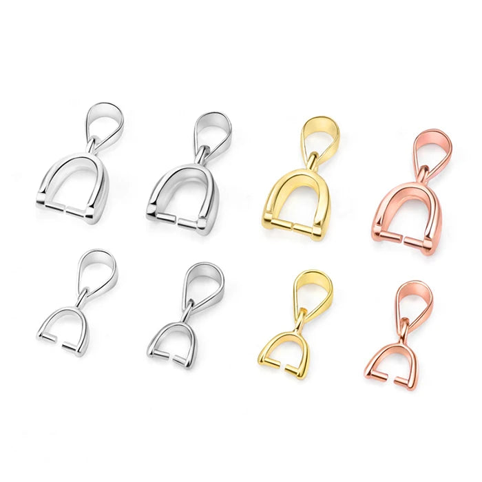 925 Sterling Silver Clasp Connectors Accessories for Jewelry Pendant Necklace