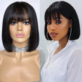 LONGFOR Wholesale BoB Wig 100% Virgin Human HairBest Frontal Indian Wig  Lace Original Human HairWomen Lace Wig Natural Hair