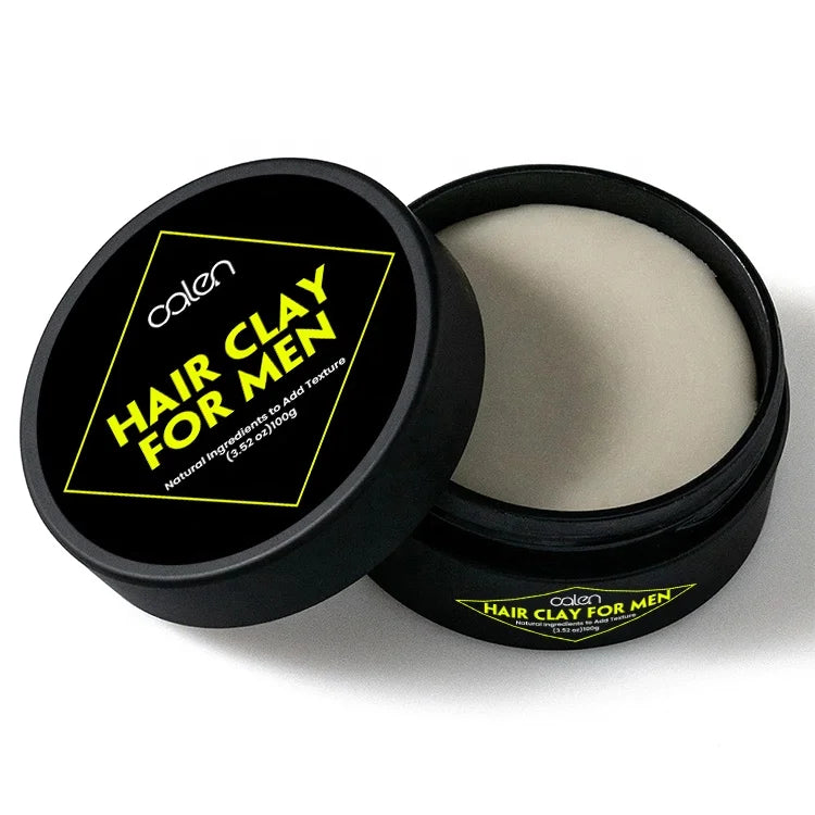 Private Label Strong Hold Hair Matte Clay 100g Professional Hair Styling Wax Hair Clay for Men