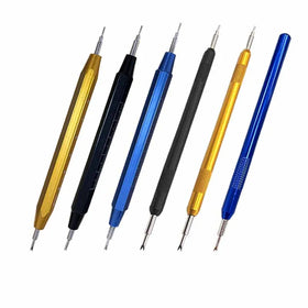 Wholesale Black Blue Yellow Single and Double Headed Stainless Steel Watch Link Remover Repair Kit Watch Strap Spring Bar Tool