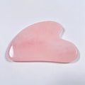 HZ Heart Shaped Gua Sha Guasha Board Rose Quartz Pink Jade Stone Scraping Massage Tool Gua Sha Board