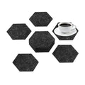 Promotional Coasters for Drinks Set of 4 Absorbent Felt Coasters With Paper Package