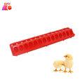 50Cm Poultry Farm Equipment Chicken Drinkers Plastic Chick Bird Feeder Manual Pigeon Feeder Trough 28 Holes Chicken Feeder