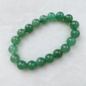 Wholesale 10mm Green Aventurine Stone Bead Stretch Bracelets for Healing Gift