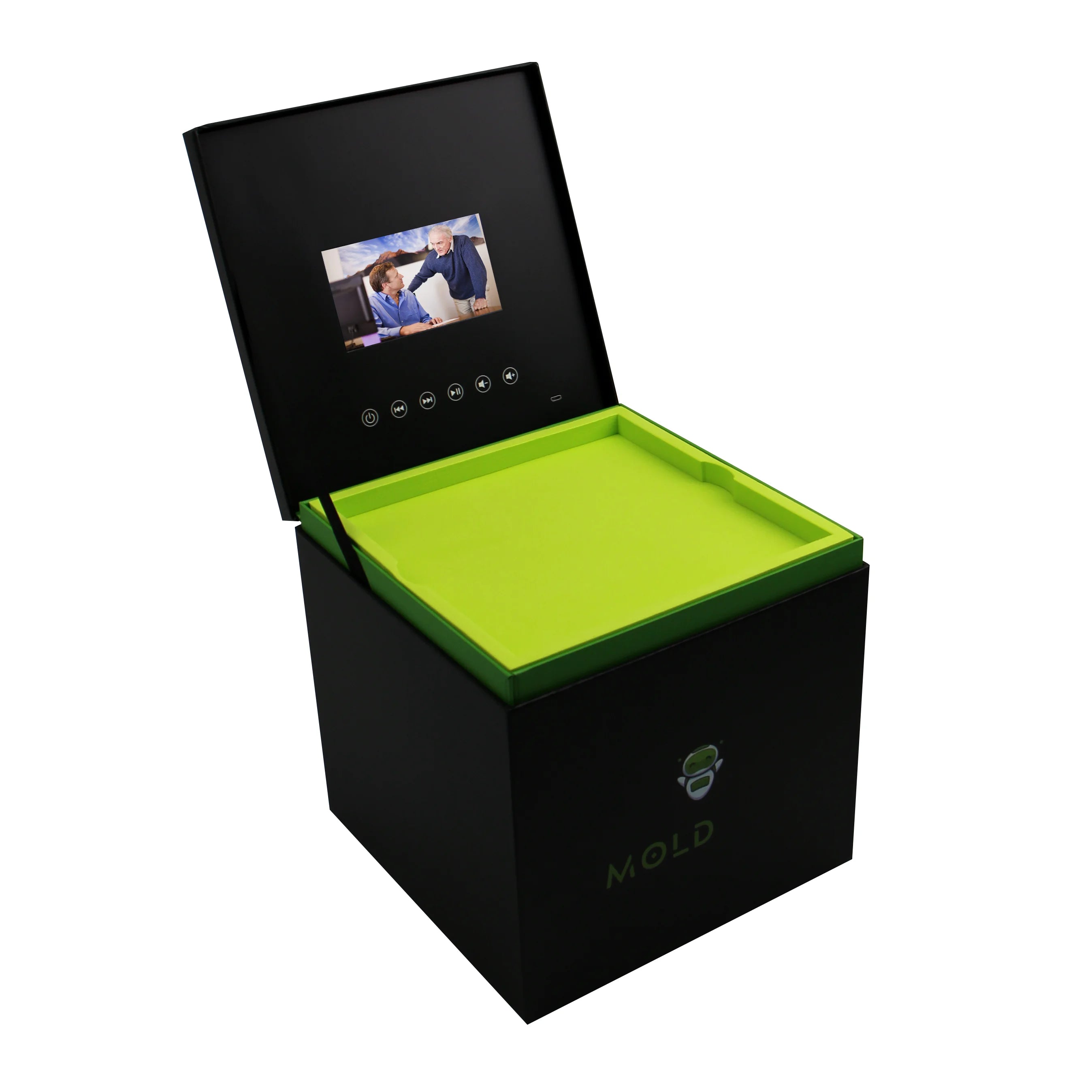New Innovative Products UV Material Advertising Business Greeting Card for Marketing Gift Packaging Custom LCD Video Box