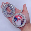 Moissanite Photo Pendant