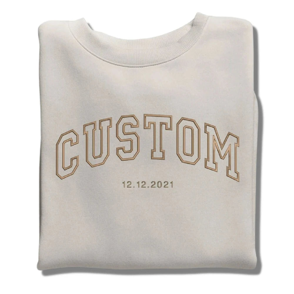Customizable Flannel Sweatshirt with Front Embroidery ODM Supply for Men and Women