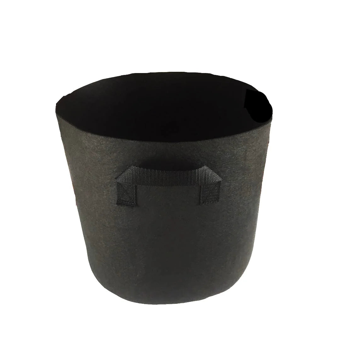 Eco-Friendly Non Woven Fabric Nursery Grow Bag Round Pattern Gallon Capacity Tomato Planting Felt Handle for Garden Grow