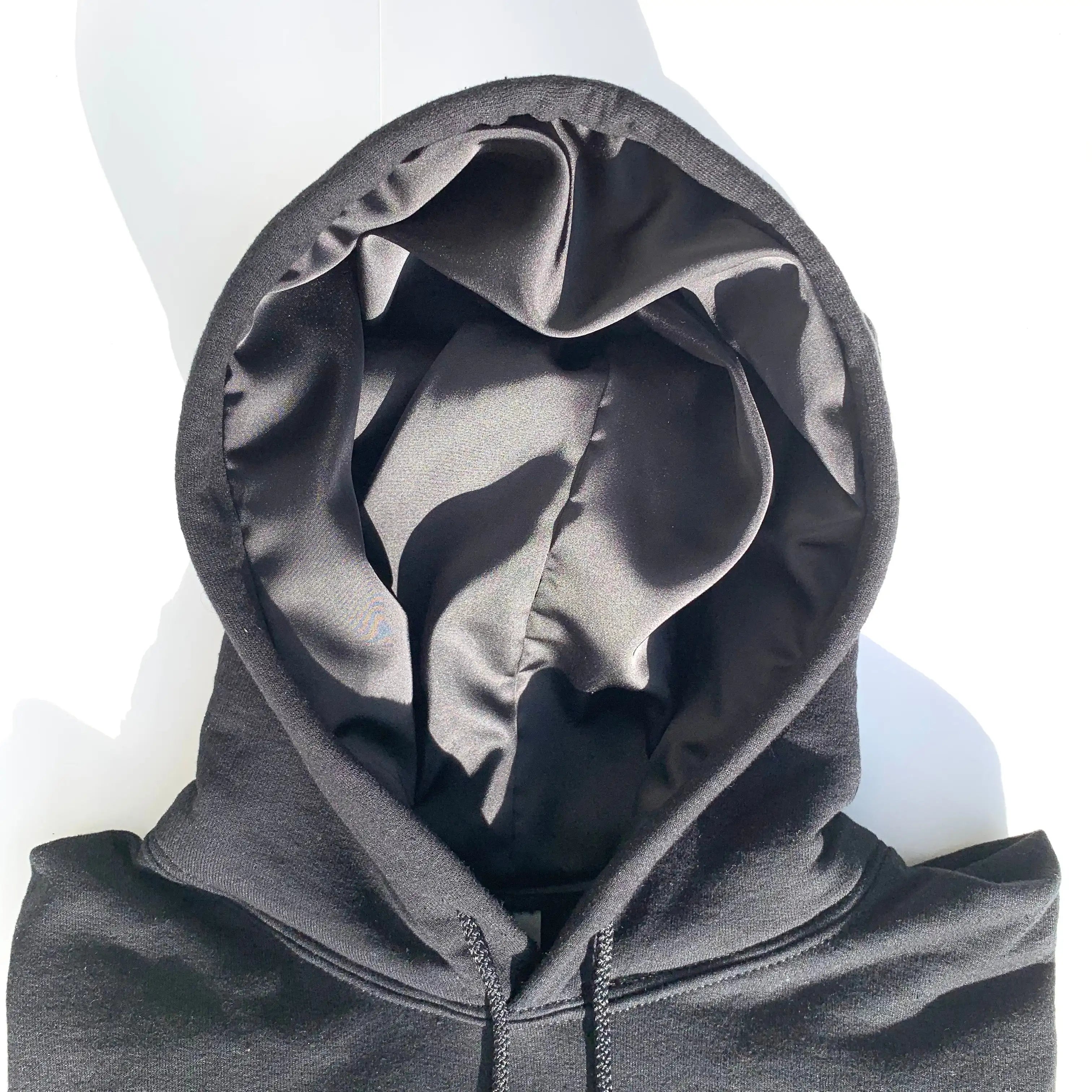 DCY Blank Hoodies Custom Embroidered Heavyweight Cotton Hoodies Mens Hoodies Sweatshirts Satin Lined Solid Color Pullover