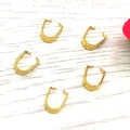 Stainless Steel Pinch Bails Clasps Gold Silver Pendant Accessories Hooks Clips Connector for Diy Jewelry Making