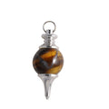 HUIYING HUIYING Top selling Pendulum Reiki Chakra Healing Ball Shape Pendulum 18MM With Chain natural decoration