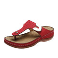 Women's Best Selling Solid Color Metallic Trendy Flip Flops Beach Soft Bottom Comfortable Ladies Flat Shoes Outdoor Women Shoes