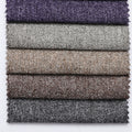 Upholstery Polyester Linen Look Herringbone Twill Anti-static Sofa Fabric for Girls Home Textile