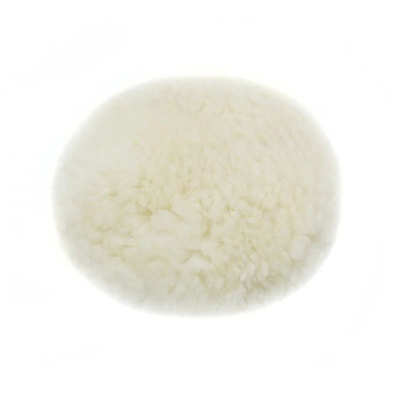 Custom Best Wool Car Polishing Pad Hongjie Factory Wholesale Da Polish Wool Pad Lamb Wool Polishing Pad Hard Cut