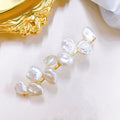New Trend High Quality Baroque Natural Freshwater Pearl Hairpin Sweet Style Fashion Jewelry