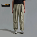 QUICKSHOW Men's Outdoor Sports Pants CORDURA Workwear Soft Shell Pleated Lightweight Water Resistant Hiking Joggers for Summer