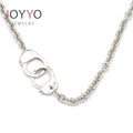 Unique Handcuffs Necklace Fashionable Clavicle Chain Exaggerated European and American Style Chains Stainless Steel