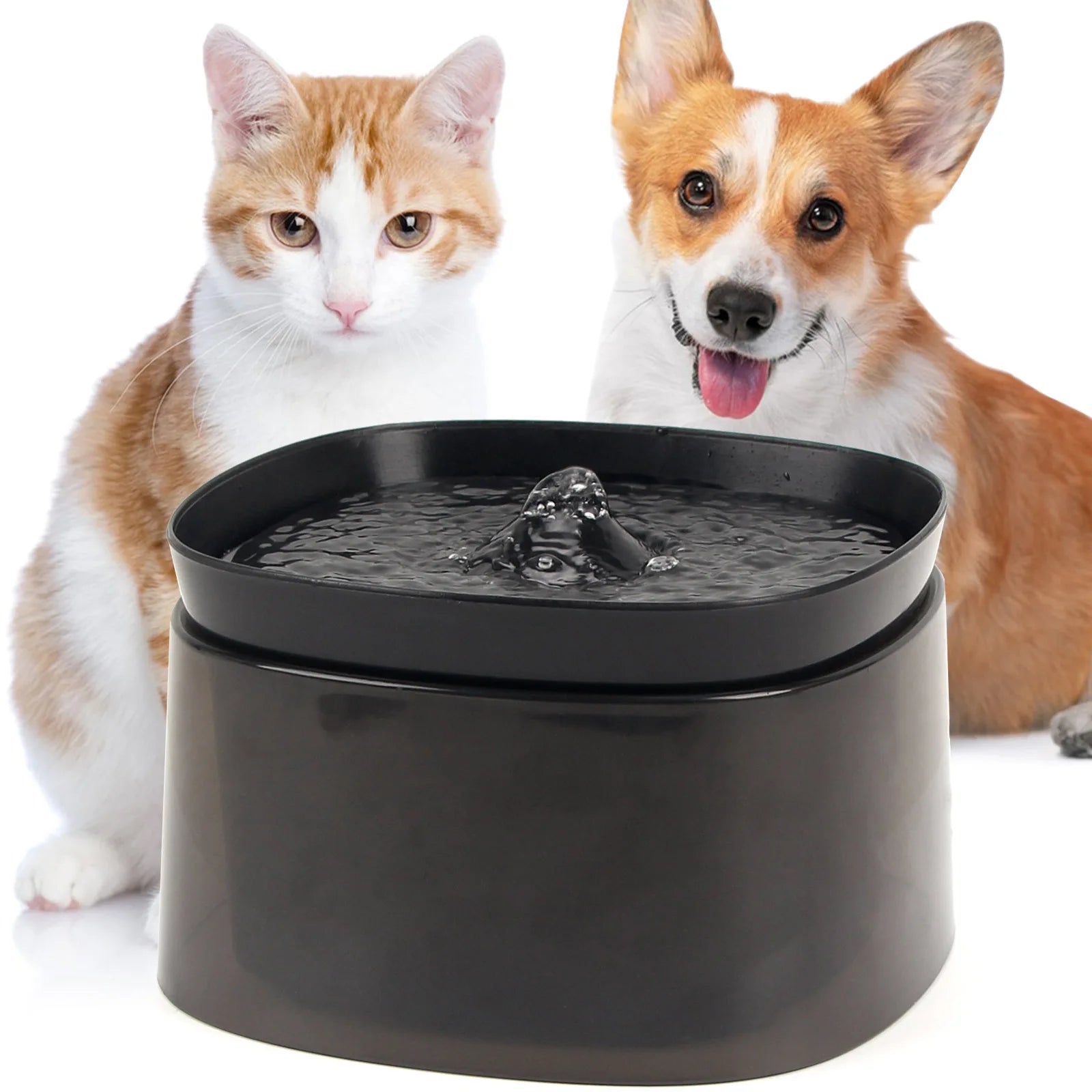 Automatic Silent Cat Dog Water Dispenser with Filter Pet Supplies Toy Power Source Charge Usage for Feed Food Dog Water Fountain