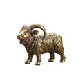 Factory Wholesale CA1005 Brass Zodiac Sheep Bronze Sculpture Desktop Home Office Decoration Ornaments Antique Bronze