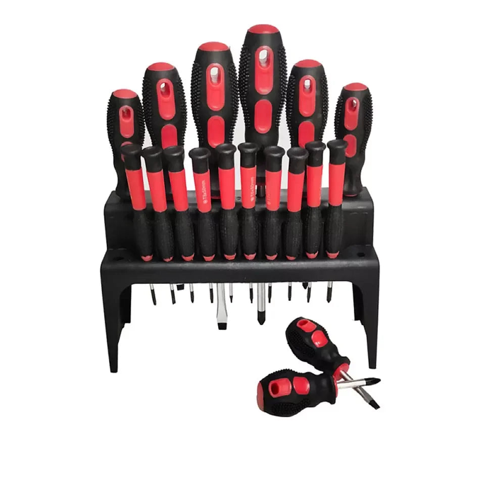 Phillips Slotted Magnetic Screwdriver Set 18pcs Precision Chrome Screwdriver Bit Combination DIY Industrial OEM Plastic