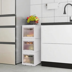 High Quality Stackable Plastic Storage Bins Foldable Storage Box