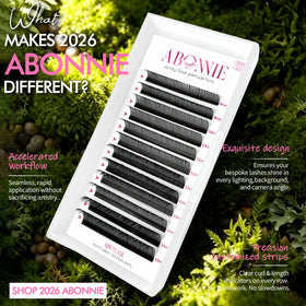 Abonnie 5D Flower Lashes Spikes Eyelash Extensions Fluffy Volume Fans Wispy Lash Premade