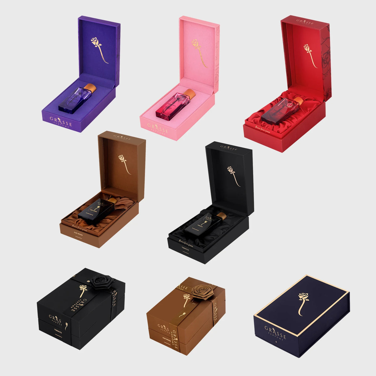 Luxury Custom Paper Square Cosmetic Package Cardboard Paper Perfume Bottle Packaging Gift Box