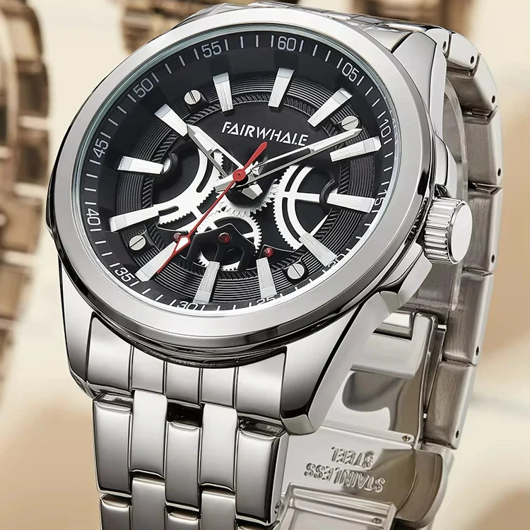 Top Fashion Original New Creative Concepts Series Multifunction Chronograph Ultra Thin Men Quartz Watch