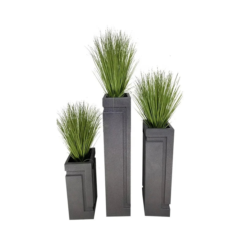 Home and Garden 2021 Large Fiberglass Flower Pot Stand  Modern Planters for Indoor Plants