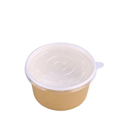 Manufacture Custom Printed logo Soup Paper Cup Salad Packing Bowl Paper Soup Bowl With Lid for Take Away