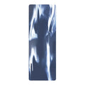 Premium Custom Print PU Leather Gym Mat Non-Slip Exercise Yoga Mat with 5mm Thickness Natural Rubber for Workout