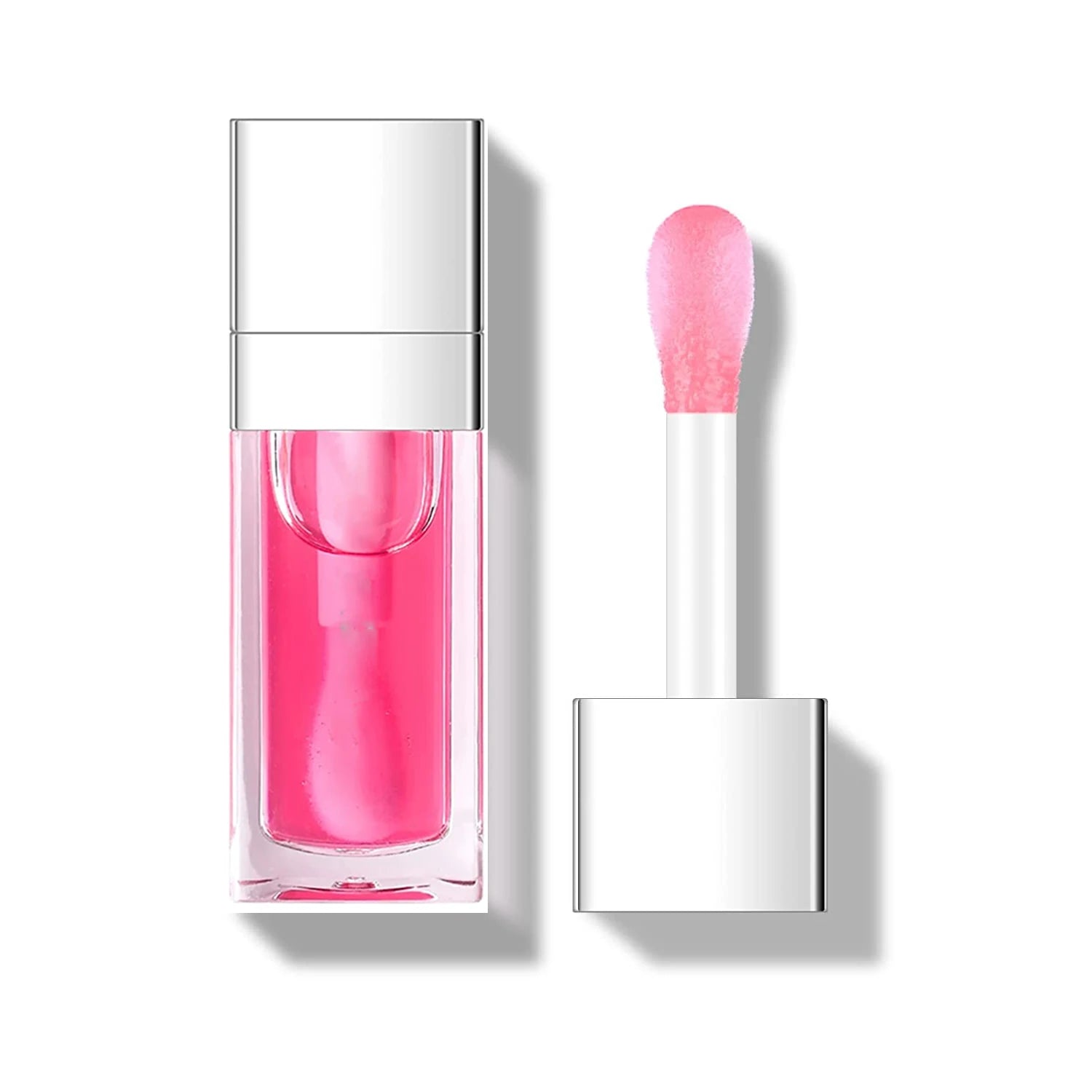 Custom Logo Cosmetics Makeup Organic Flavouring Lip Tint Vegan Lip Gloss Private Label Ph Color Changing Lip Oil