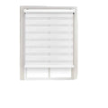 AURA SHADE Zebra Vertical Blinds Electric Motorized Built-In Plain French Style Fabric Customizable Sun Shading Indoor Outdoor