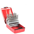 51pcs/box 1mm-6mm HSS Twist Drill Bit Set Straight Shank Sprial HSS Metric Drill Bits Set for Jewelry Metal Drilling