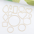 MA22 10pcs Lot 18K Gold Plated Copper Charms Nickel Free Jewelry Accessories for DIY Earrings Pass REACH for Making Findings