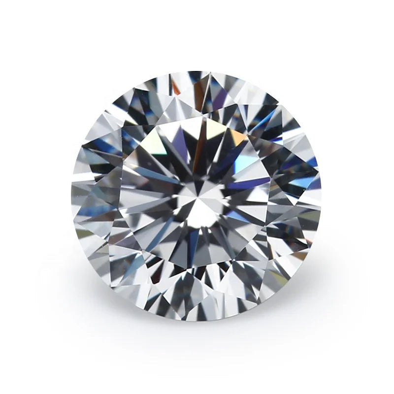 Wuzhou Factory Gems Moissanite Wholesale Price White D Color Moissanite Diamonds with GRA Certificate