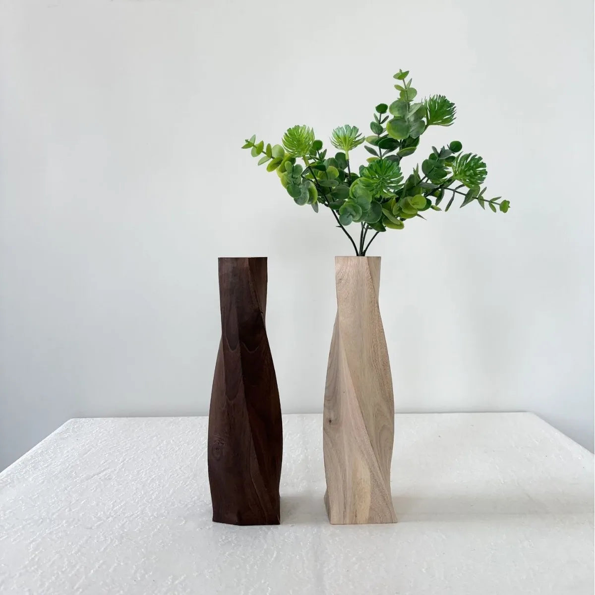Nordic Simplicity Modern Style  Wood Creative Home Furnishings Decorative Living Room Restaurant Decorations Flower Arrangement